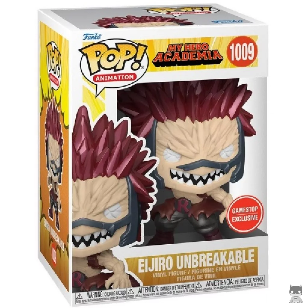 Eijiro Unbreakable (Metallic) Funko Pop! figure in its box