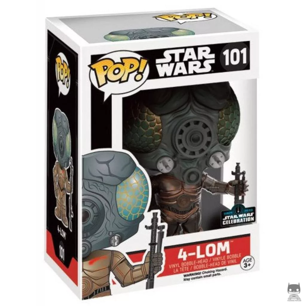 4-LOM Celebration Funko Pop! figure in its box