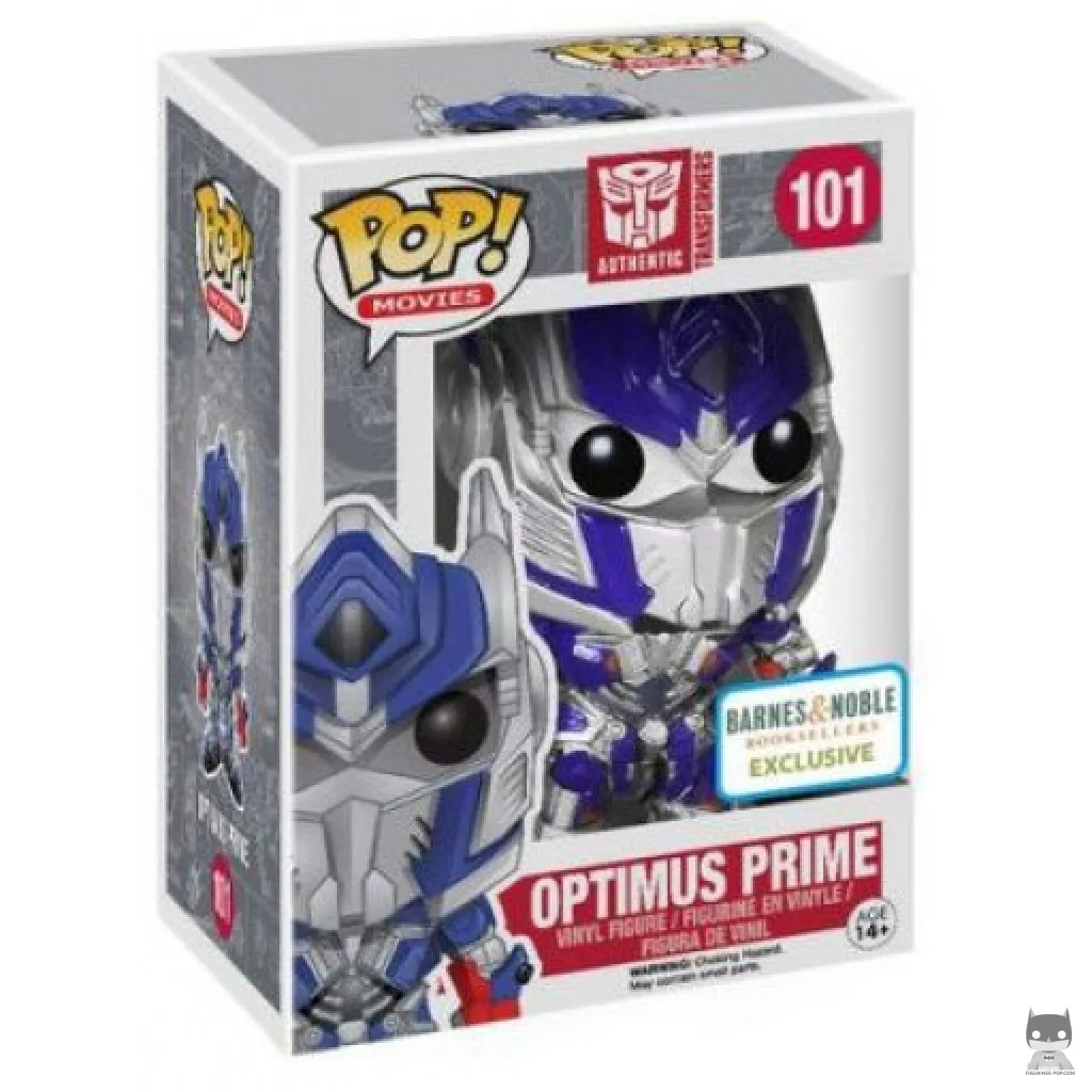Optimus Prime (Metallic) Funko Pop! figure in its box