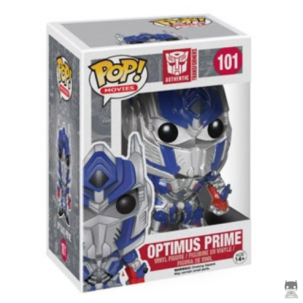 Optimus Prime Funko Pop! figure in its box
