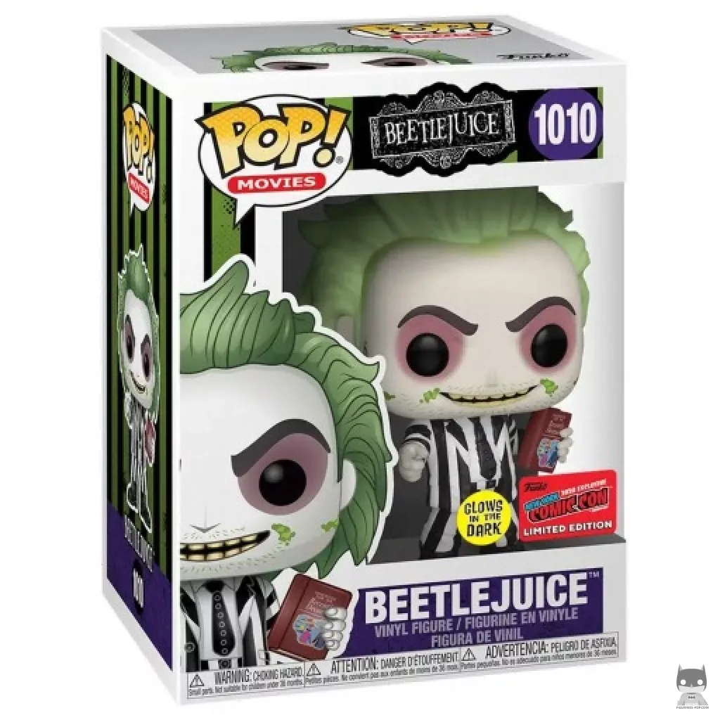 Beetlejuice Funko Pop! figure in its box