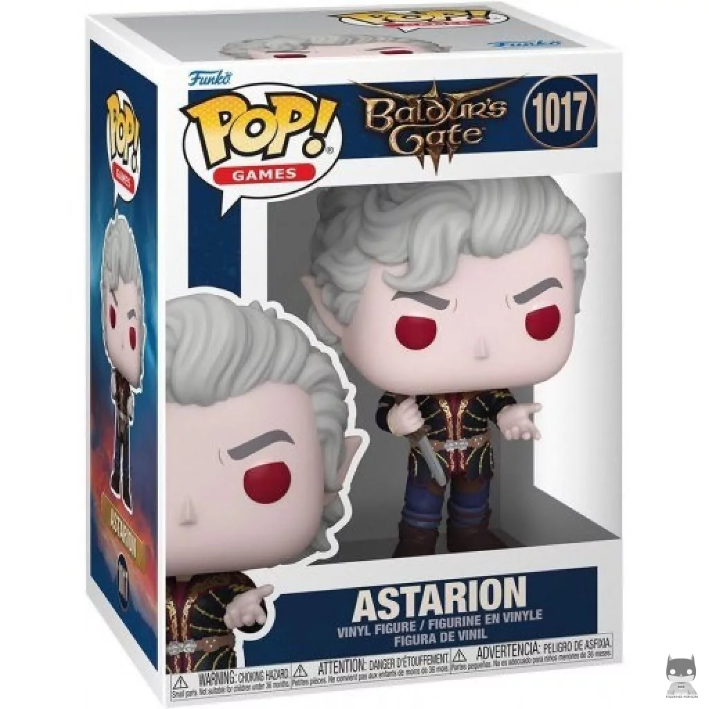 Astarion Funko Pop! figure in its box
