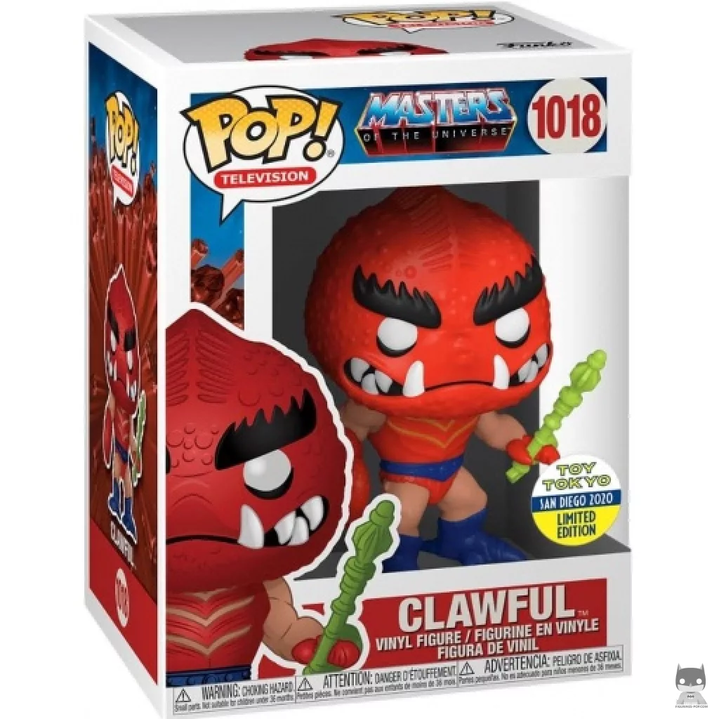 Clawful Funko Pop! figure in its box