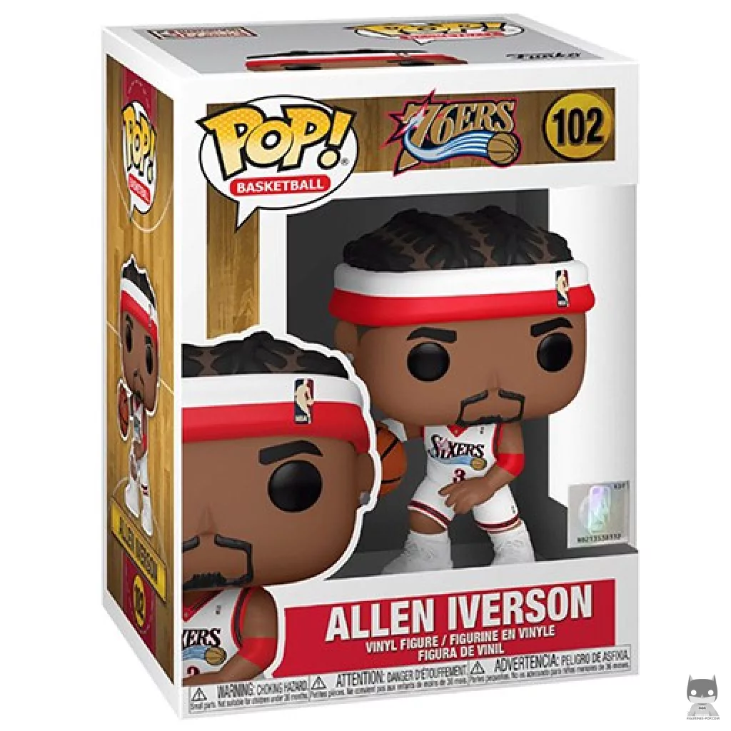 Allen Iverson Funko Pop! figure in its box