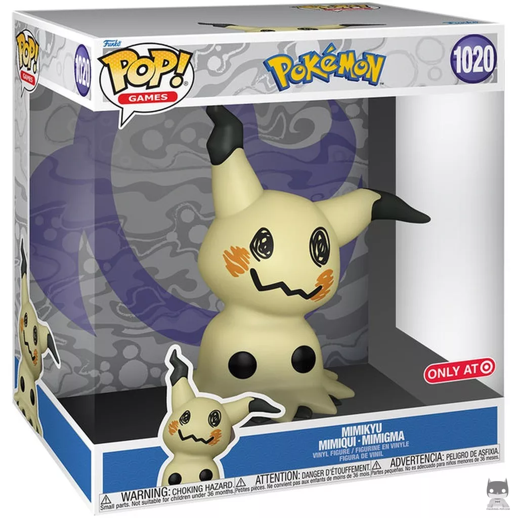 Mimikyu (Supersized) Funko Pop! figure in its box