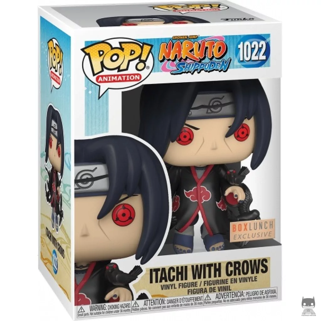 Itachi with Crows Funko Pop! figure in its box