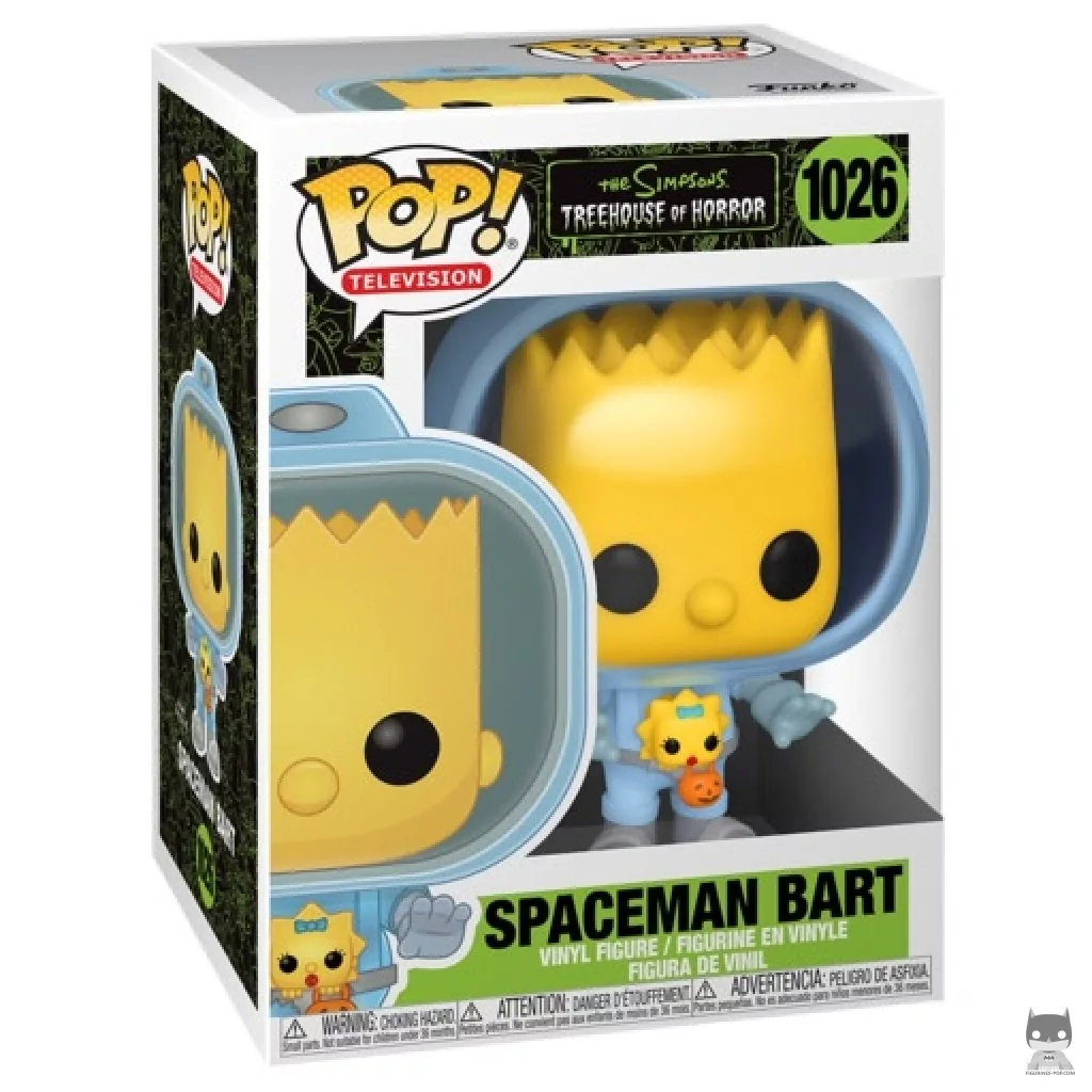 Spaceman Bart Funko Pop! figure in its box