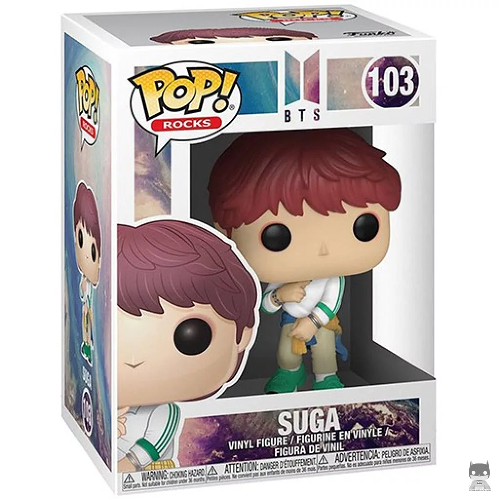 Suga Funko Pop! figure in its box