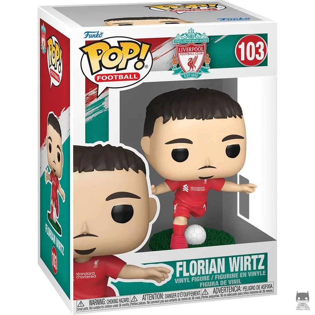 Florian Wirtz (Liverpool) Funko Pop! figure in its box
