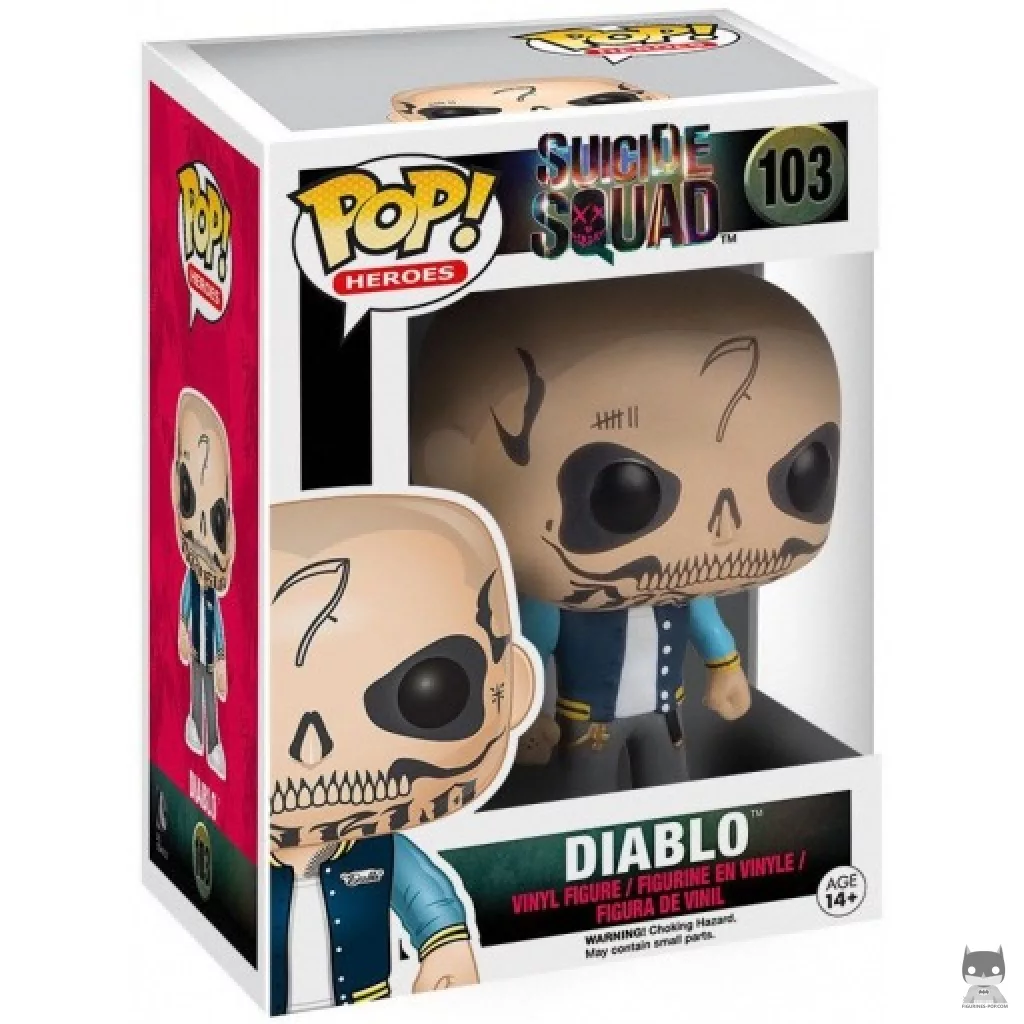 El Diablo Funko Pop! figure in its box