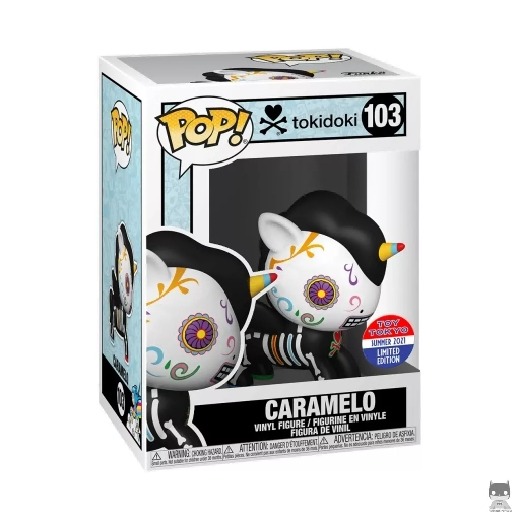 Caramelo Funko Pop! figure in its box