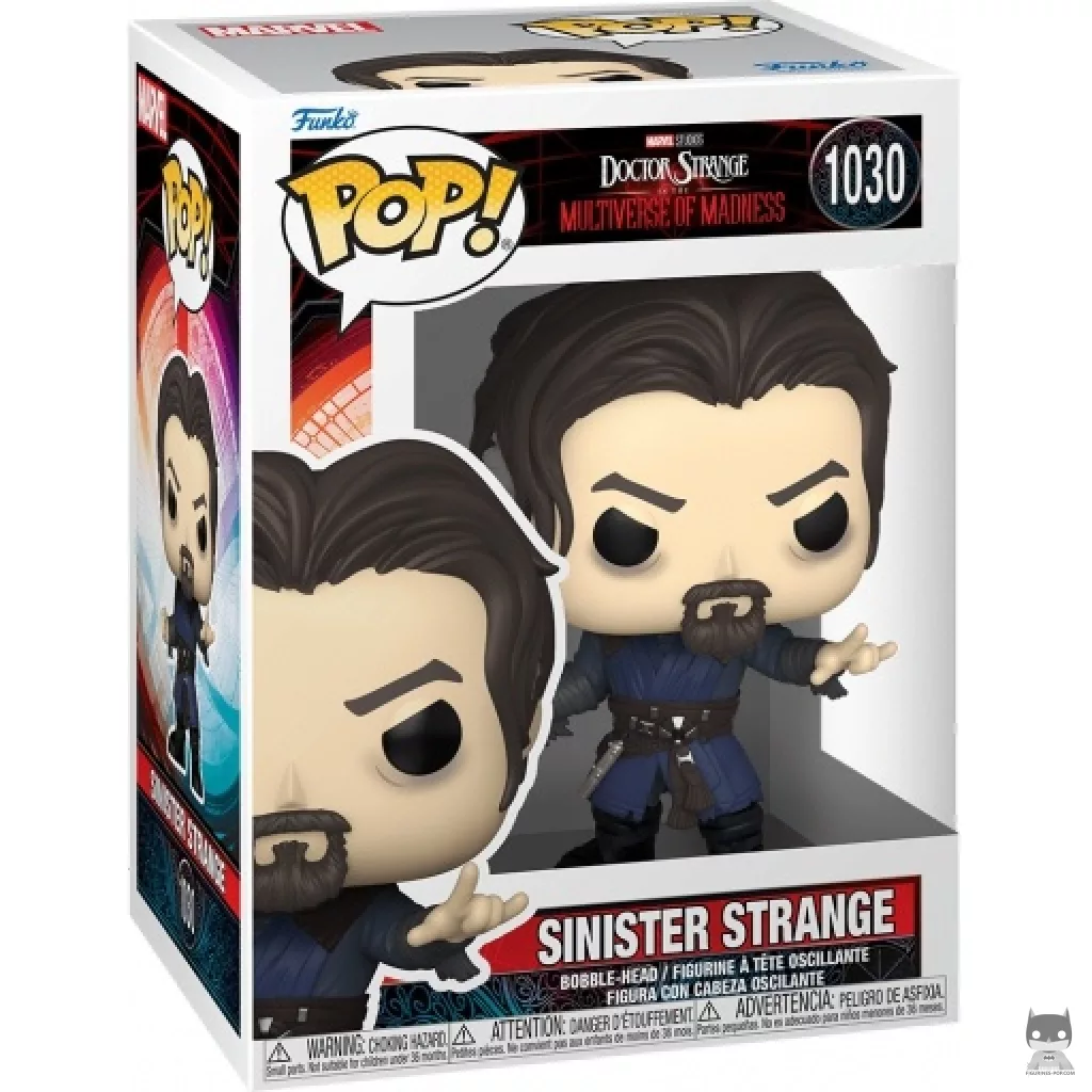 Sinister Strange Funko Pop! figure in its box