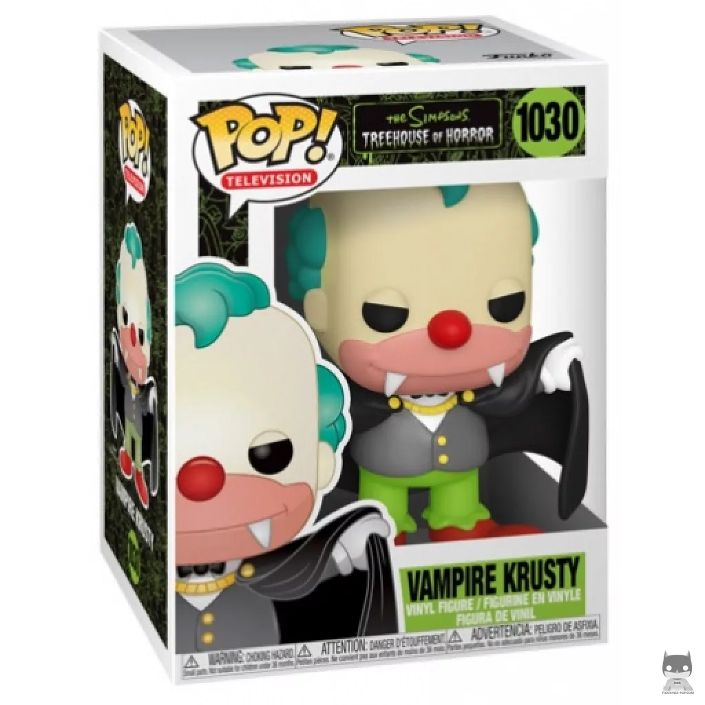 Vampire Krusty Funko Pop! figure in its box