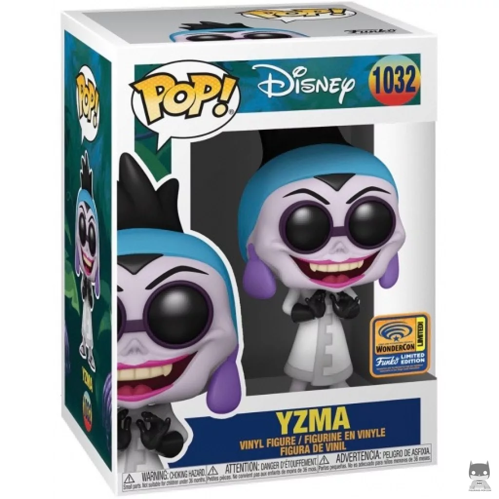 Yzma Funko Pop! figure in its box