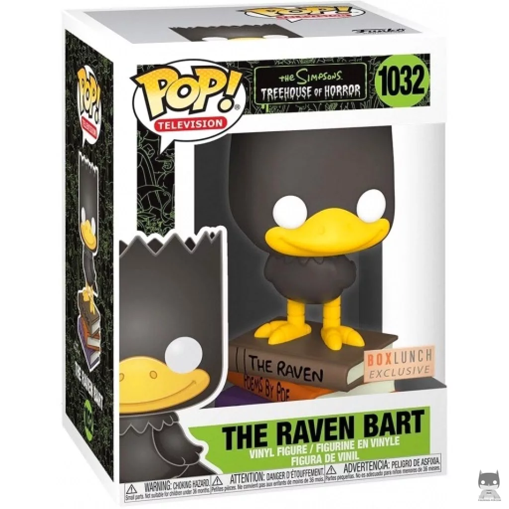 The Raven Bart Funko Pop! figure in its box