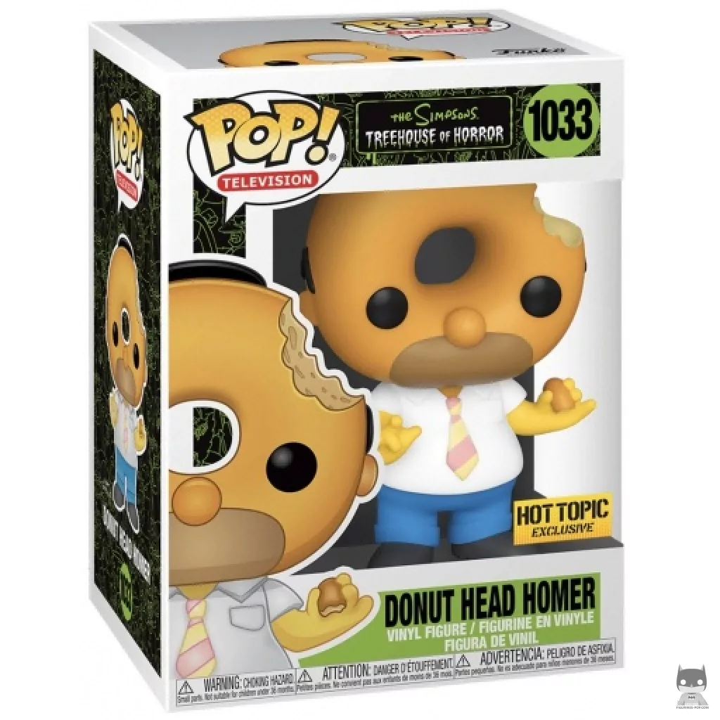 Donut Head Homer Funko Pop! figure in its box