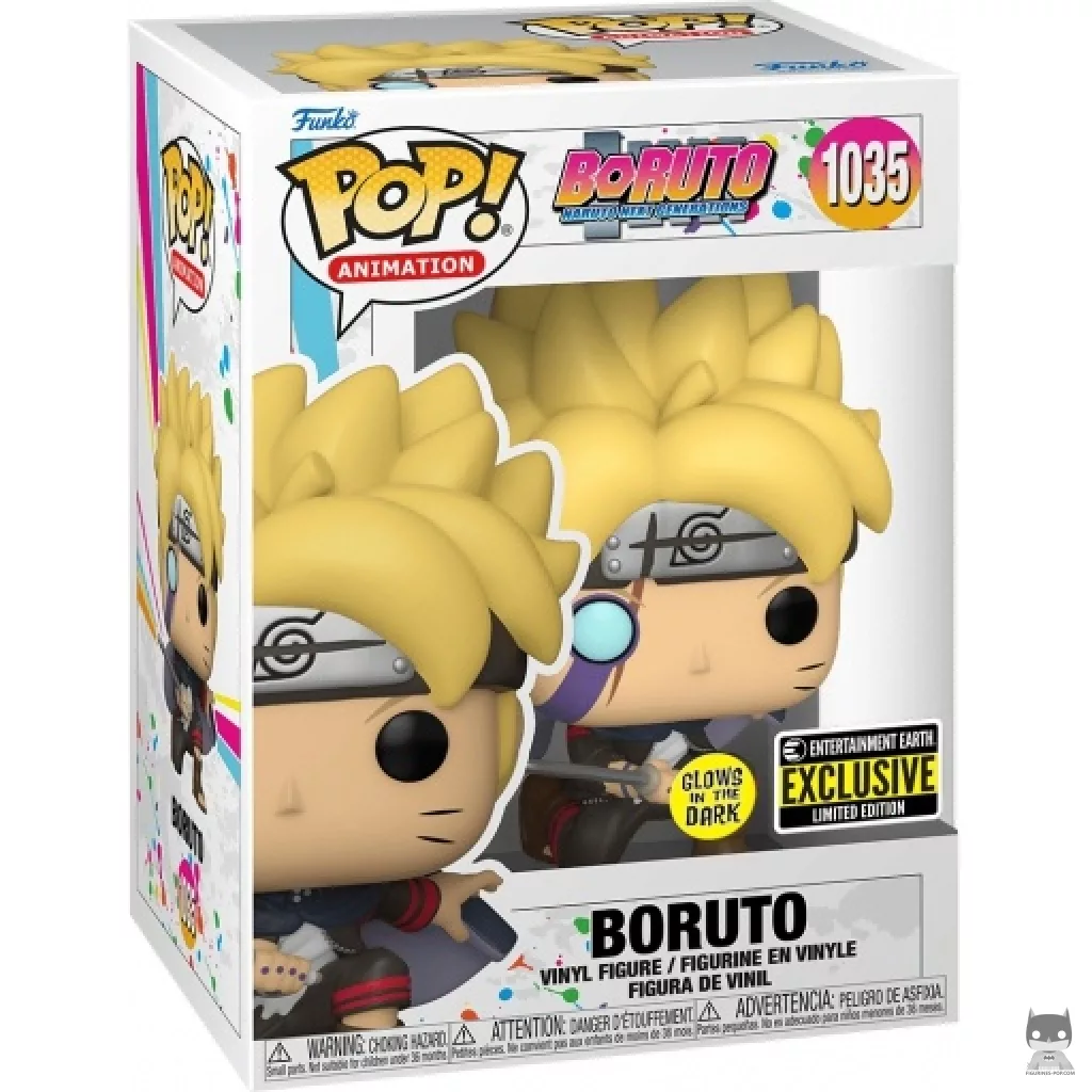 Boruto (Glow in the Dark) Funko Pop! figure in its box