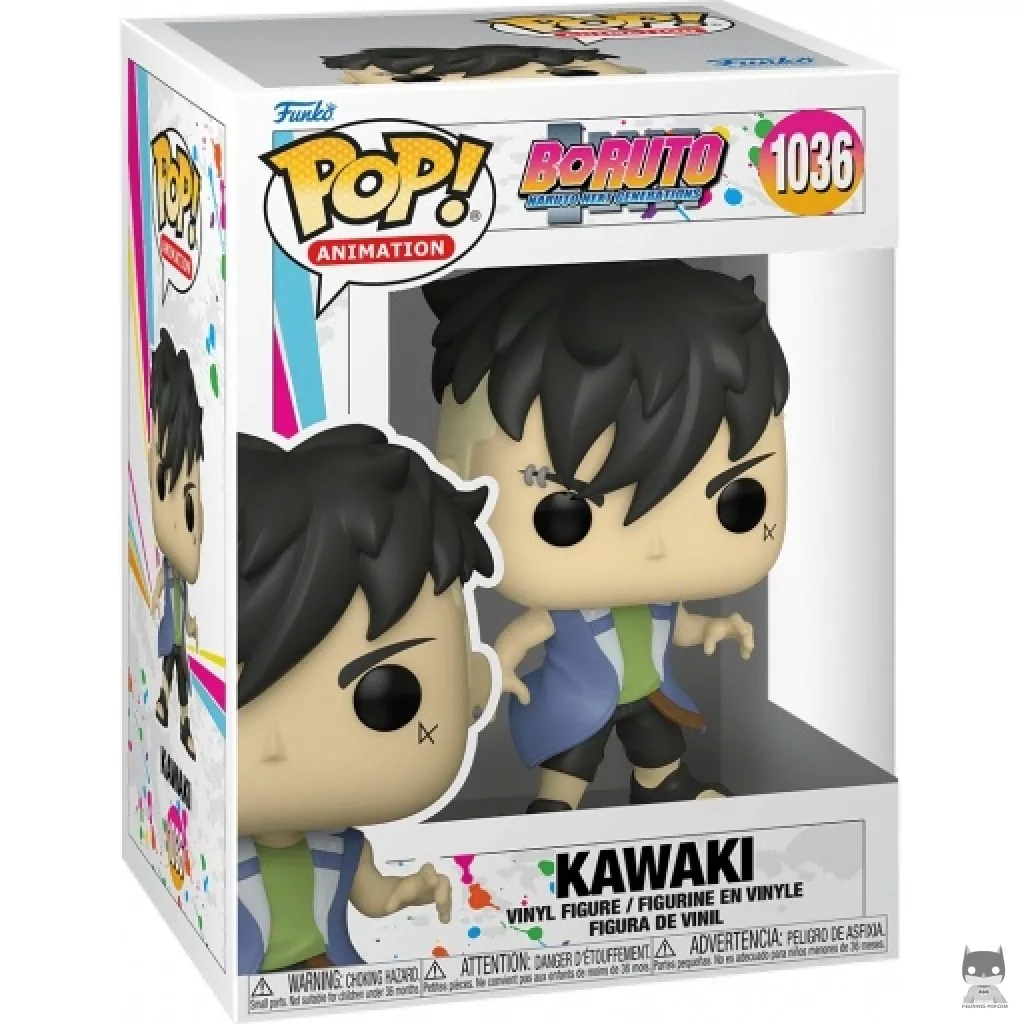 Kawaki Funko Pop! figure in its box