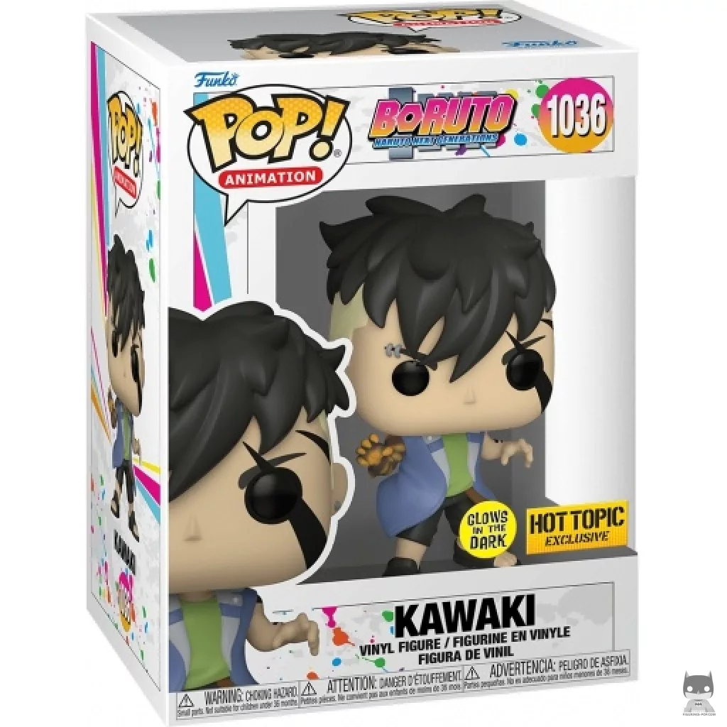 Kawaki (Glow in the Dark) Funko Pop! figure in its box