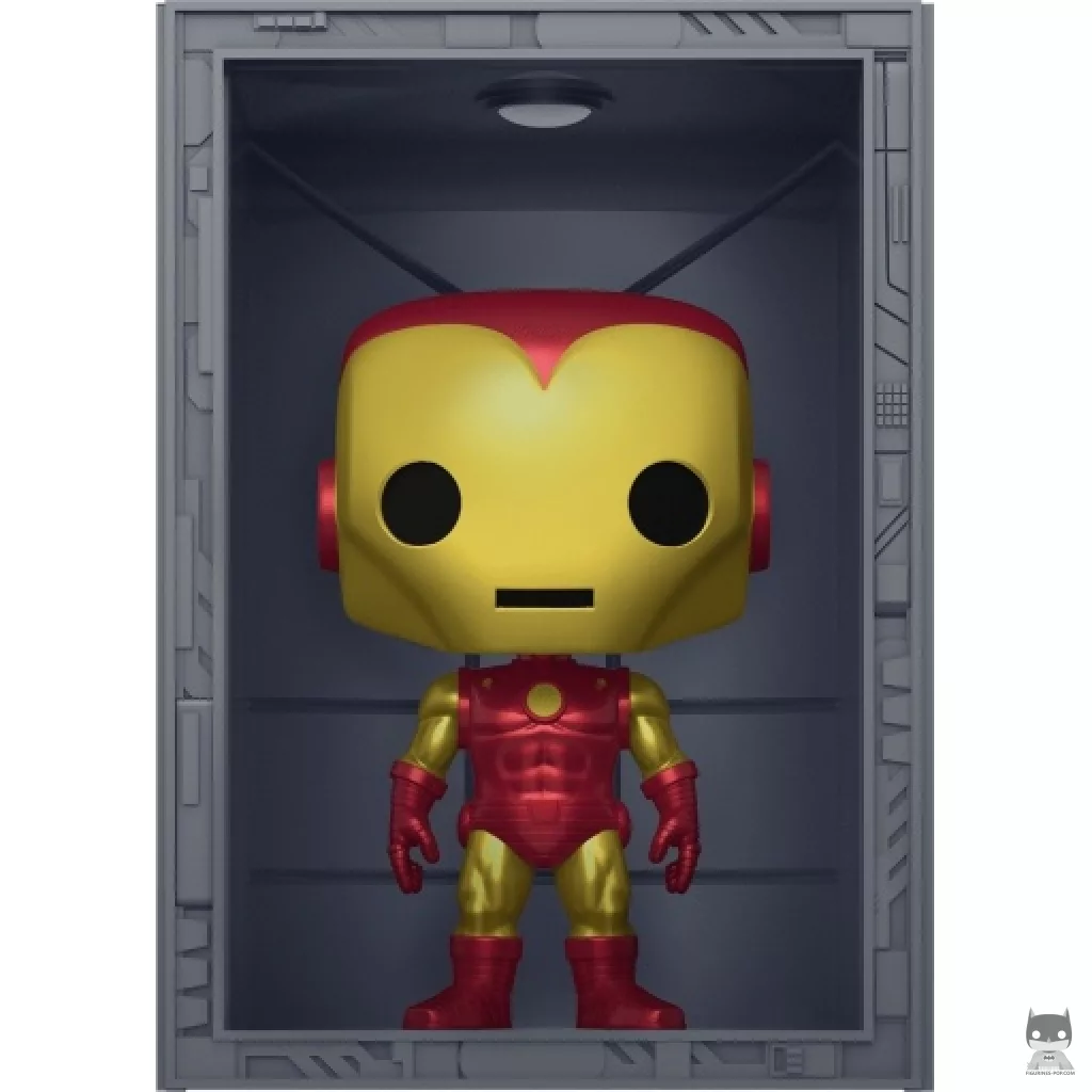 Hall of Armor : Iron Man Model 4 (Metallic) Funko Pop! figure (Marvel Comics)