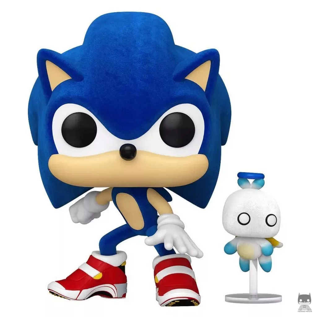 Sonic with Chao (Flocked) Funko Pop! figure (Sonic The Hedgehog)