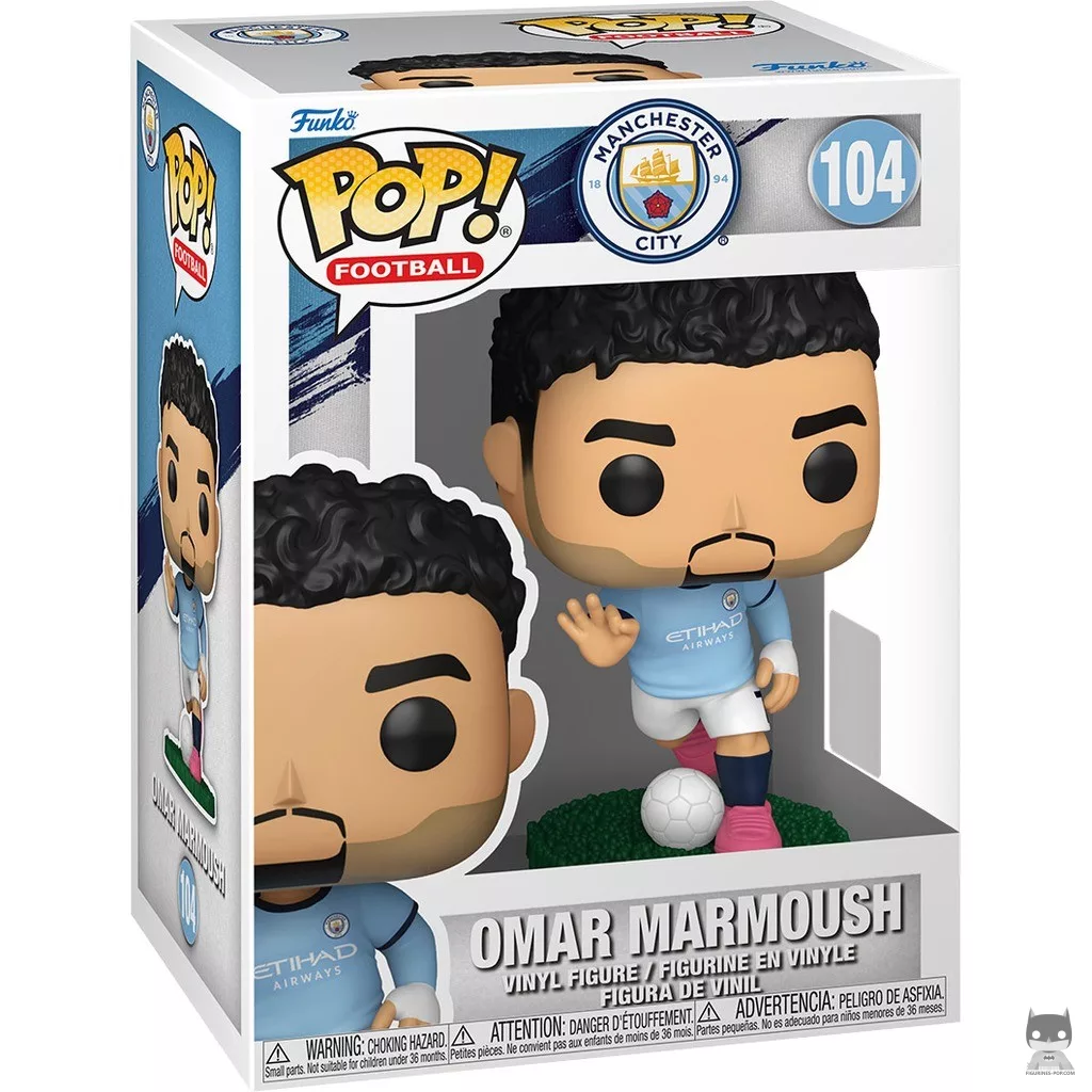 Omar Marmoush (Manchester City) Funko Pop! figure in its box