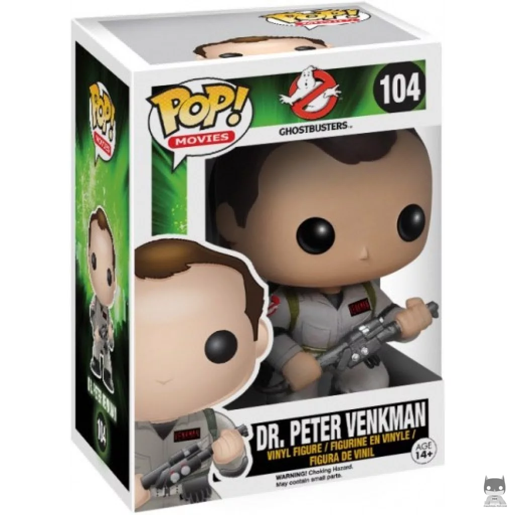 Dr. Peter Venkman Funko Pop! figure in its box