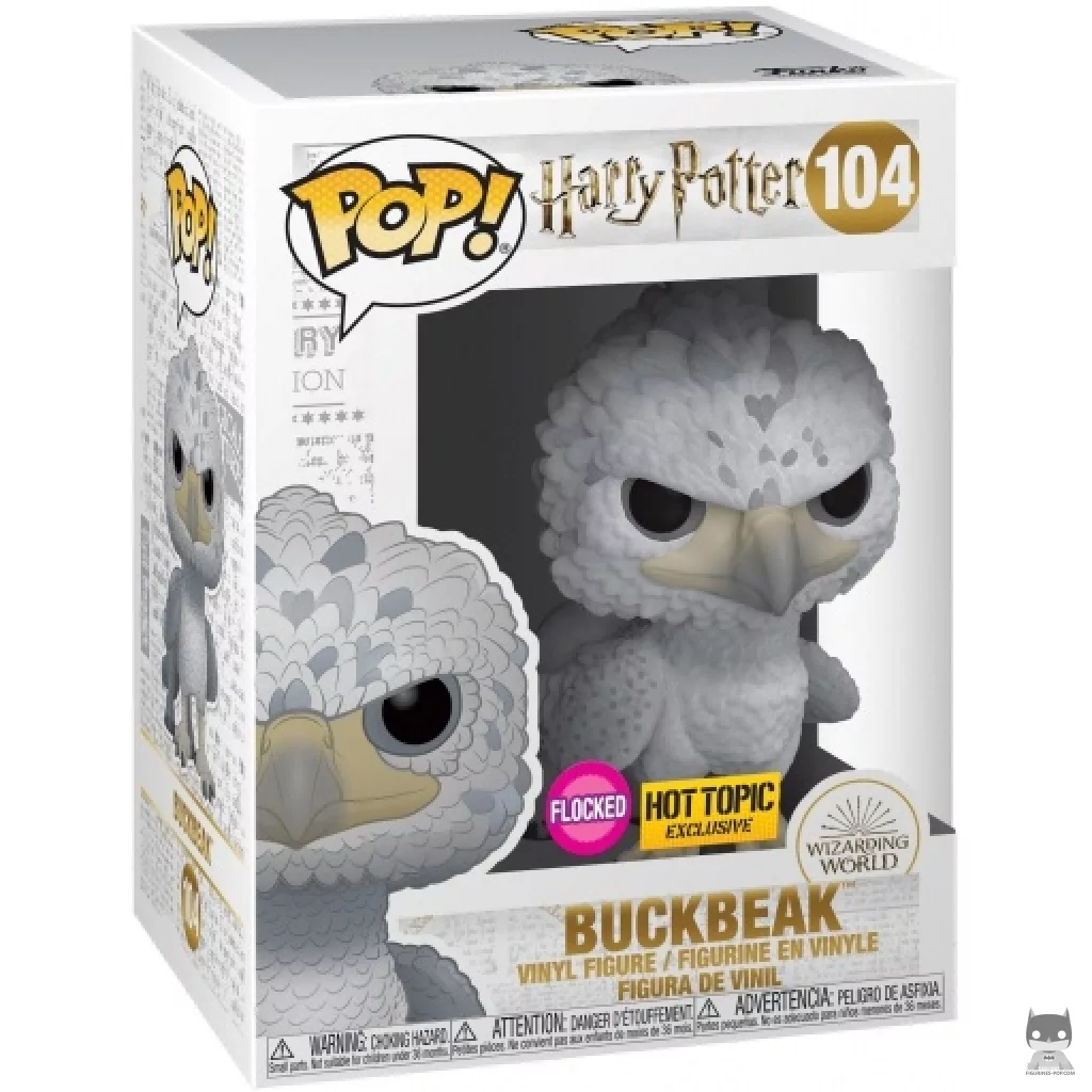 Buckbeak (Flocked) Funko Pop! figure in its box