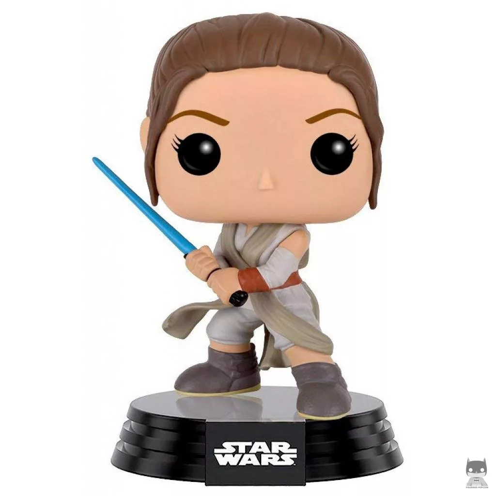 Rey with Lightsaber Funko Pop! figure (Star Wars: Episode VII, The Force Awakens)