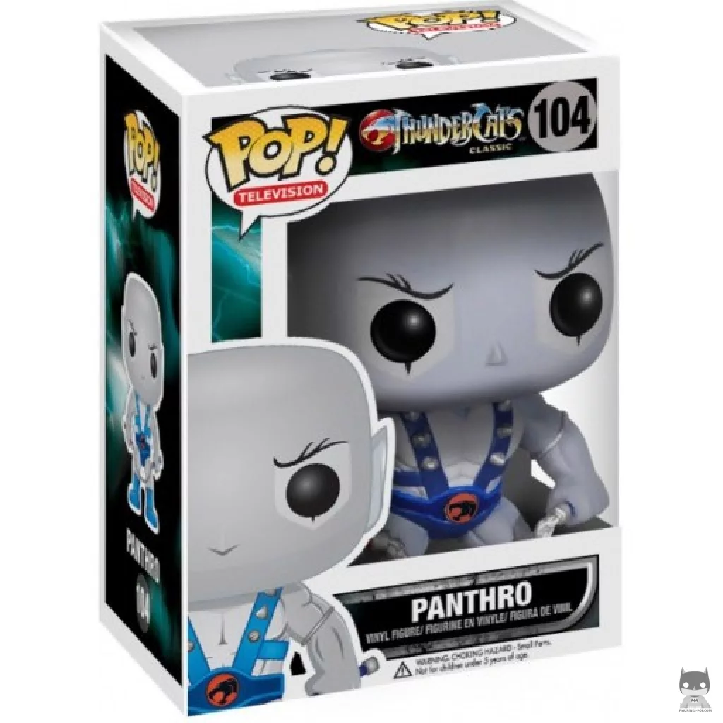 Panthro Funko Pop! figure in its box