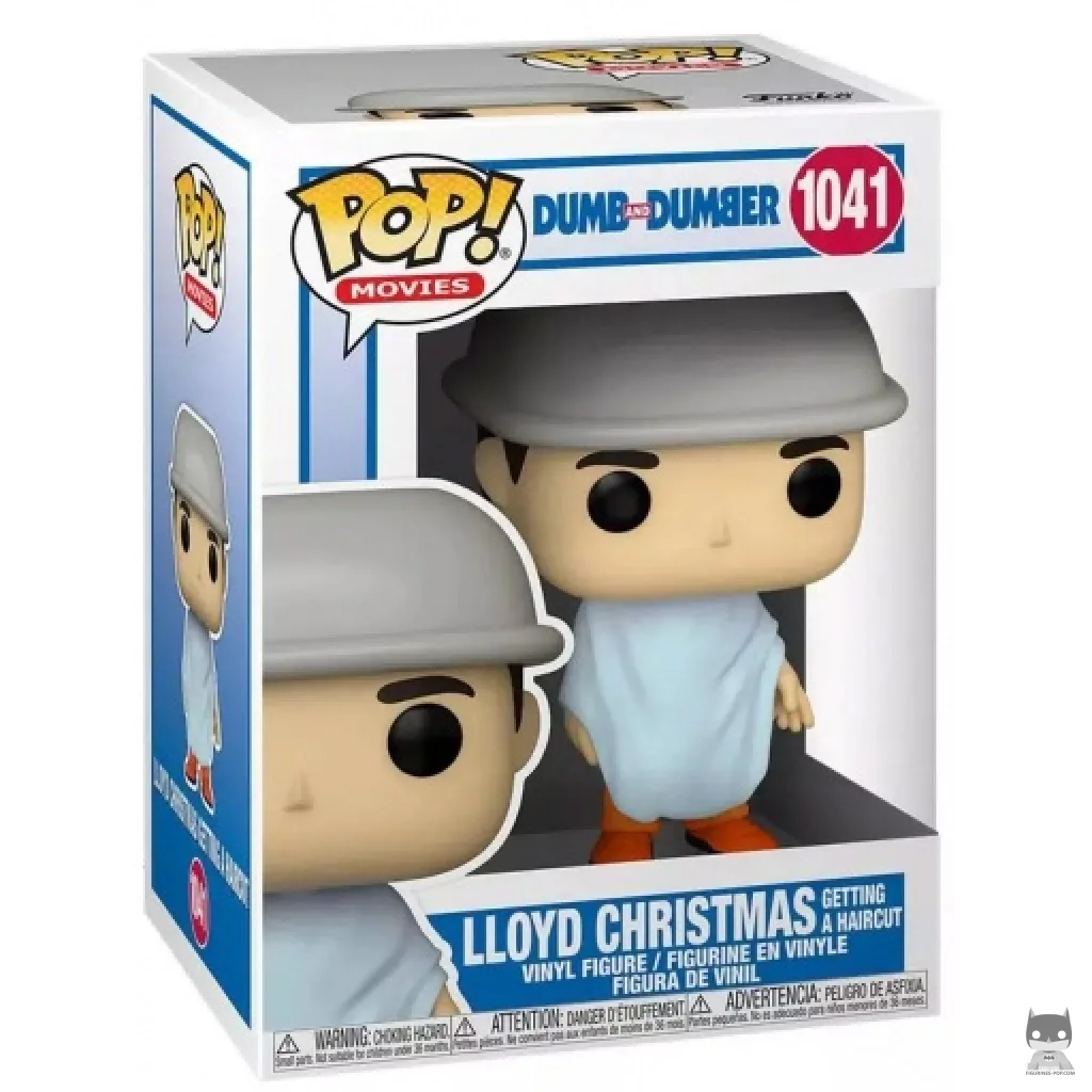 Lloyd Christmas Getting a Haircut Funko Pop! figure in its box