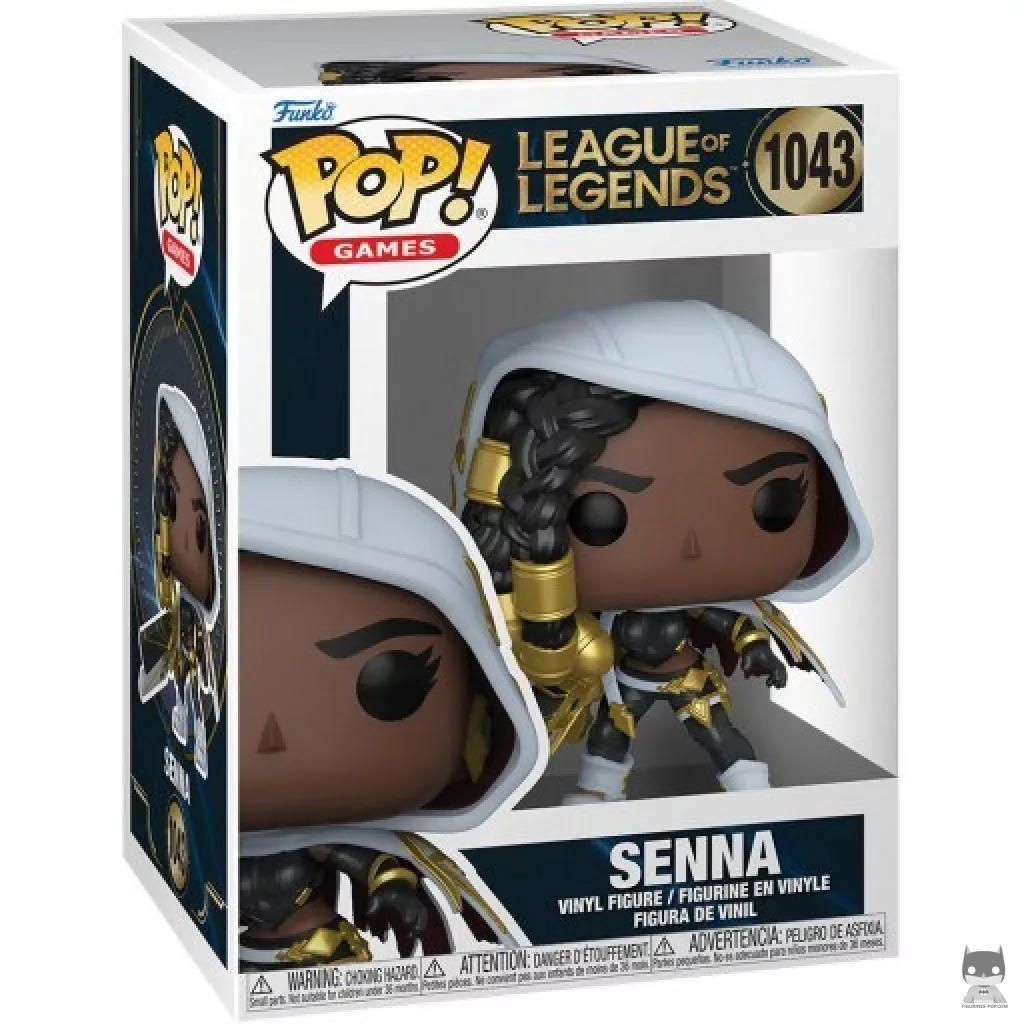 Senna Funko Pop! figure in its box