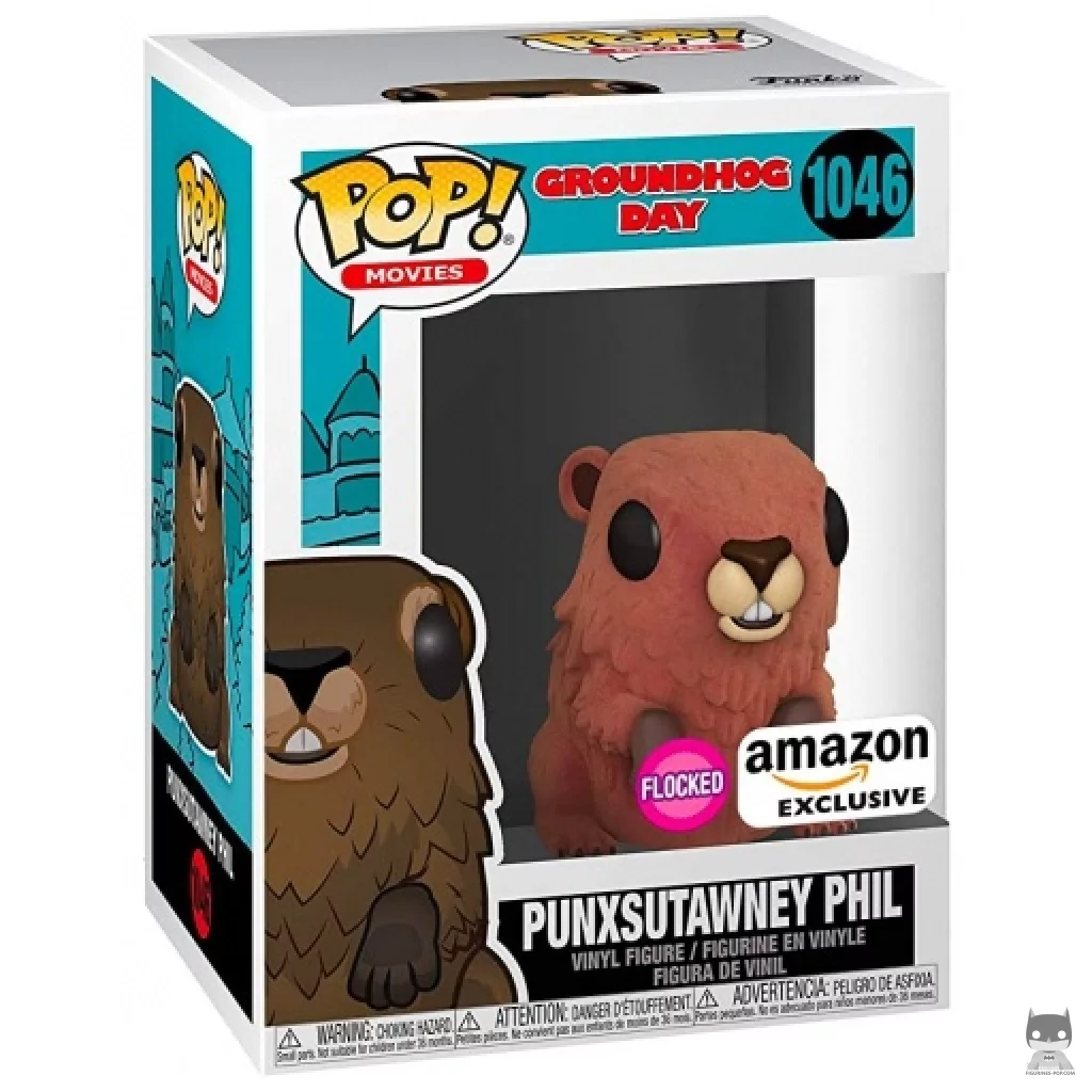 Punxsutawney Phil (Flocked) Funko Pop! figure in its box