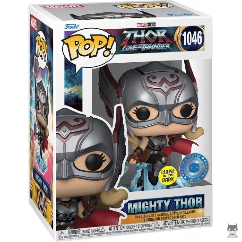 Mighty Thor (Glow in the Dark) Funko Pop! figure in its box