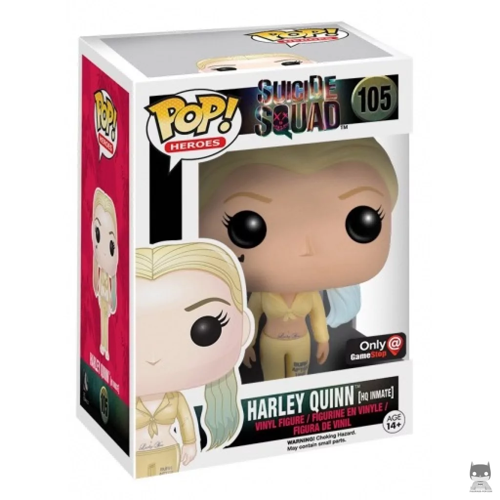 Harley Quinn Inmate Funko Pop! figure in its box