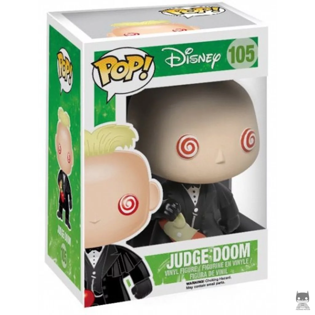 Judge Doom Funko Pop! figure in its box