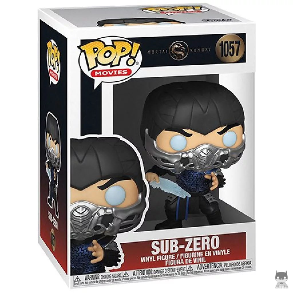 Sub-Zero (Metallic) Funko Pop! figure in its box