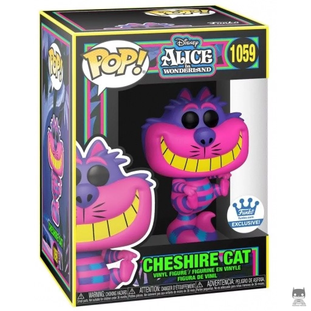 Cheshire Cat (Blacklight) Funko Pop! figure in its box