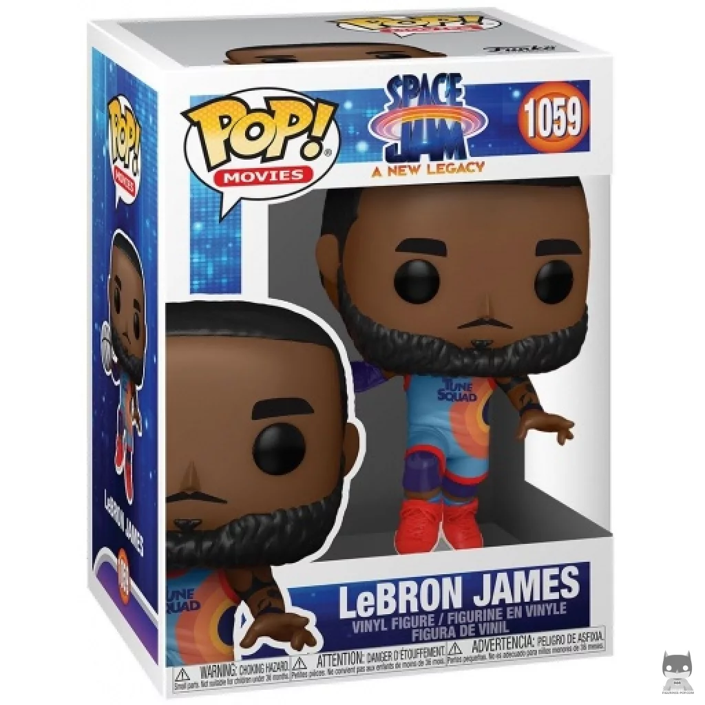 LeBron James Funko Pop! figure in its box