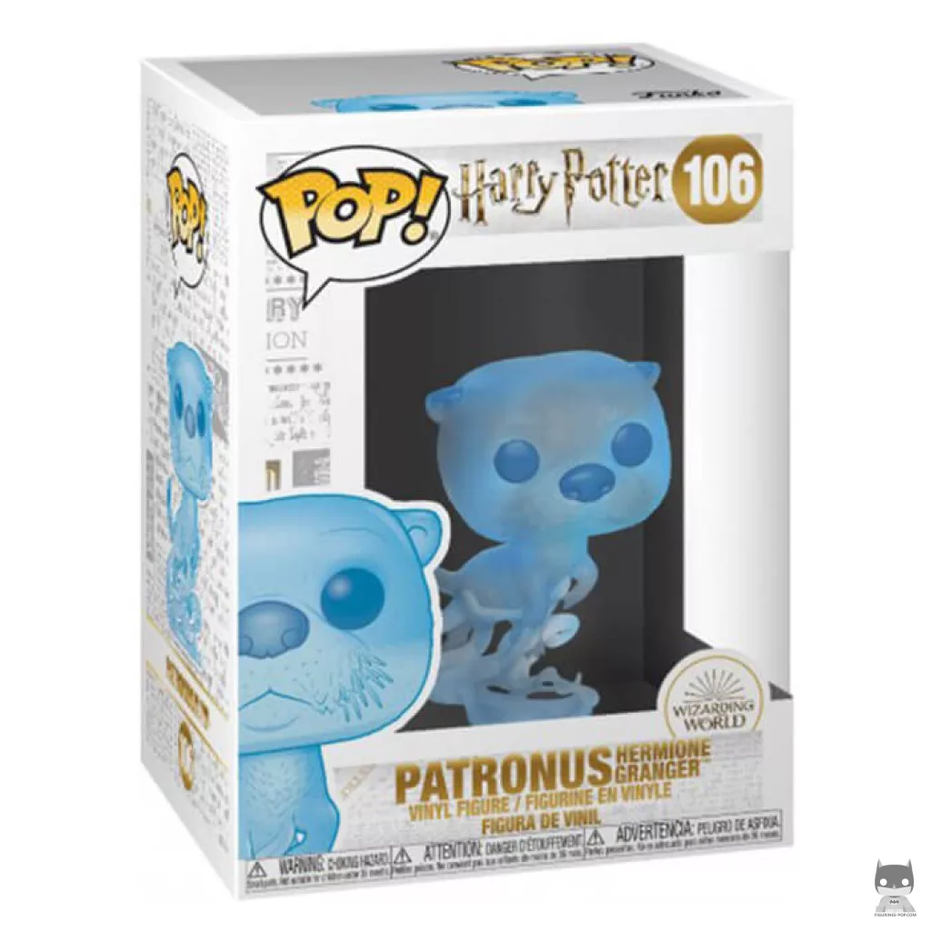Patronus Hermione Granger (Translucent) Funko Pop! figure in its box
