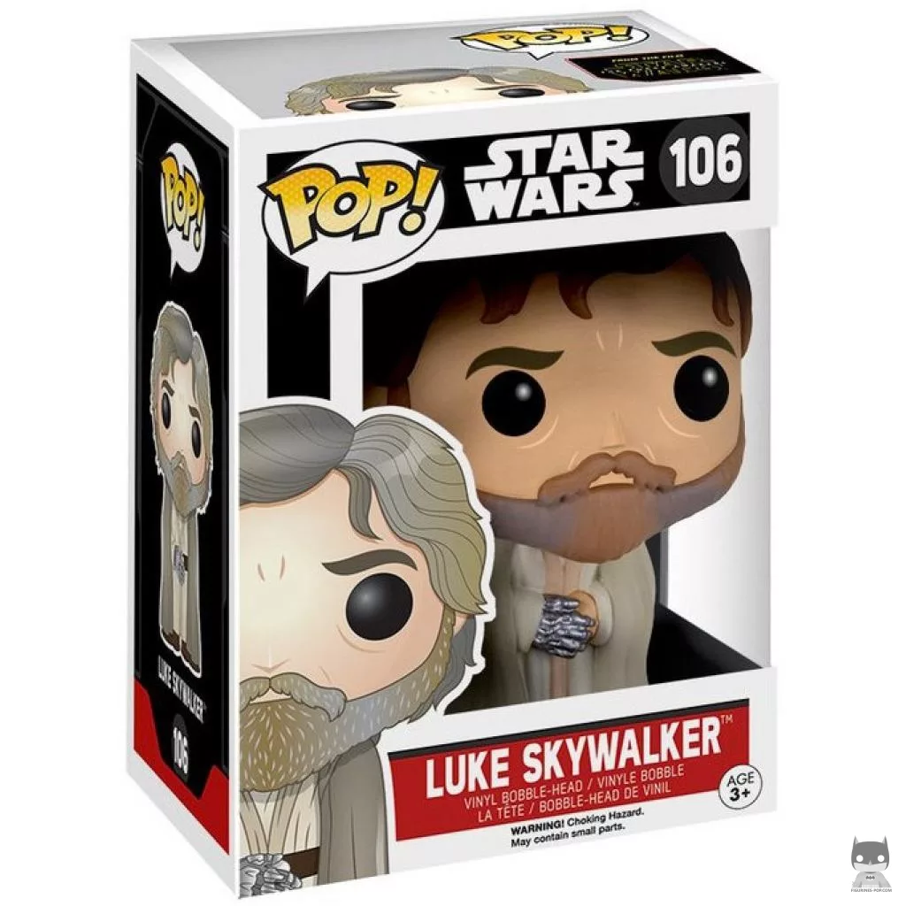 Luke Skywalker Funko Pop! figure in its box