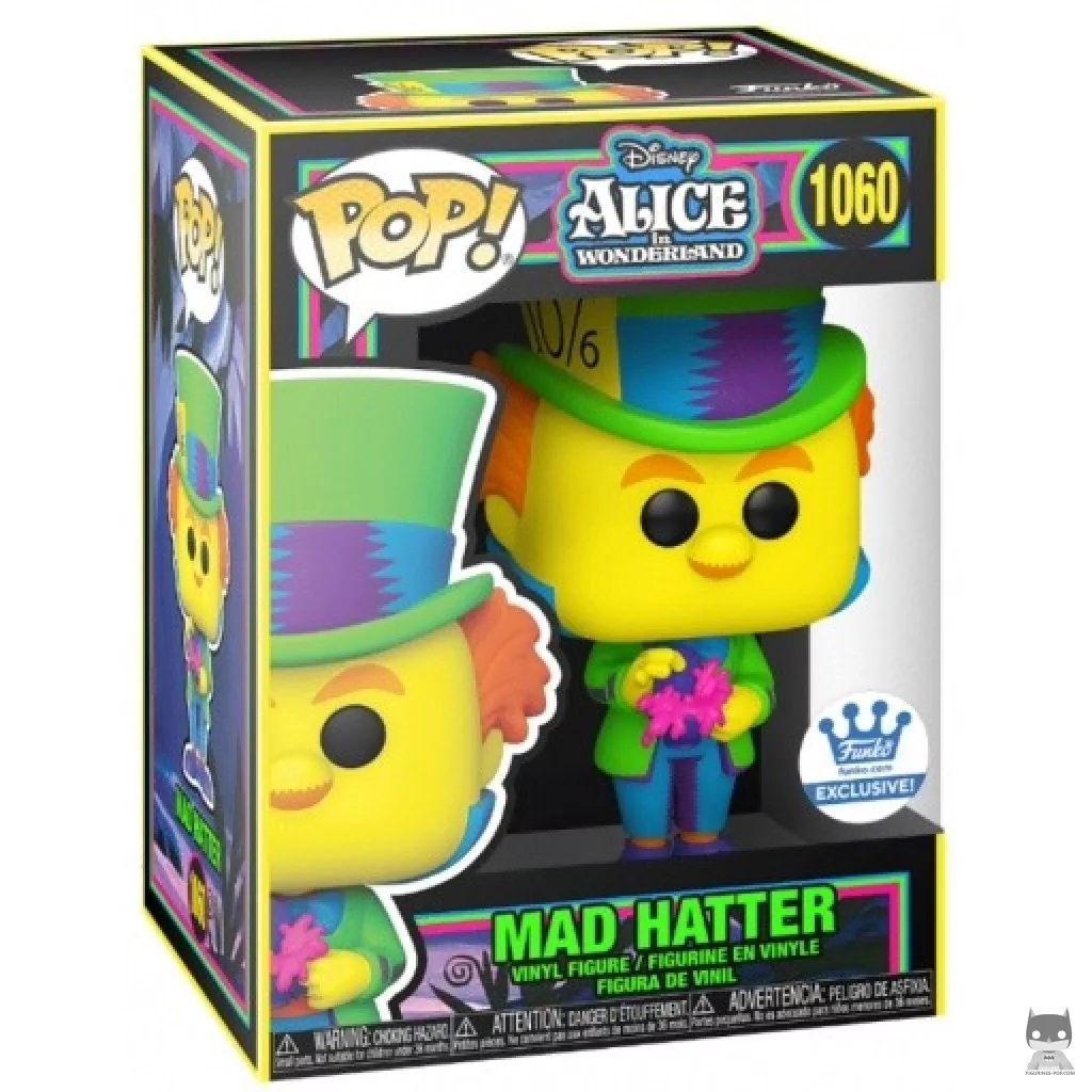 Mad Hatter (Blacklight) Funko Pop! figure in its box