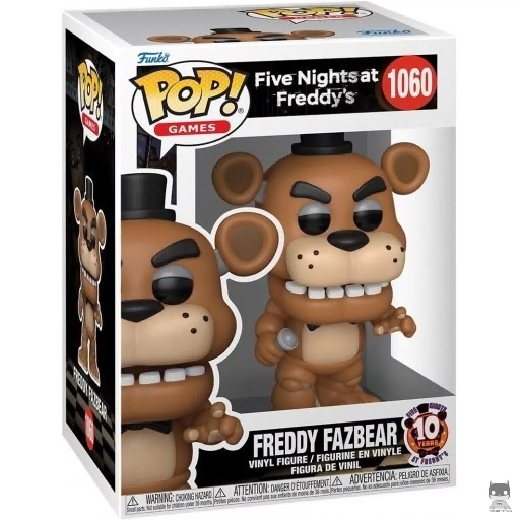Freddy Fazbear (10th Anniversary) Funko Pop! figure in its box