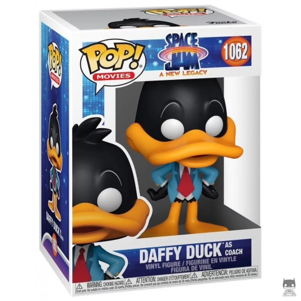 Daffy Duck as Coach Funko Pop! figure in its box
