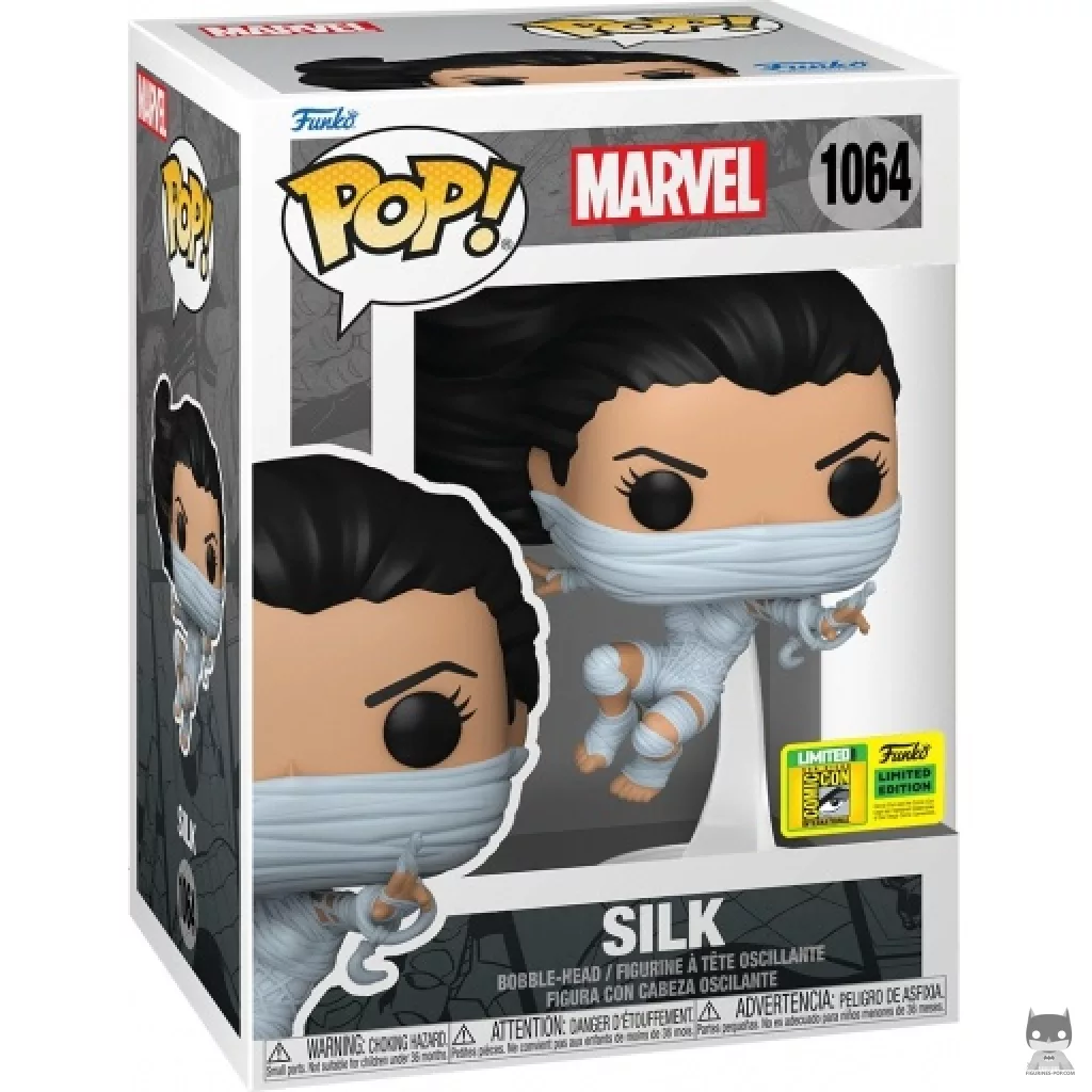 Silk Funko Pop! figure in its box