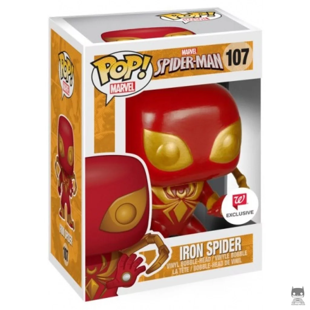 Iron Spider Funko Pop! figure in its box