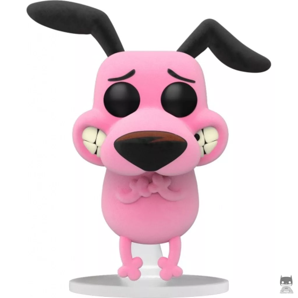 Courage the Cowardly Dog (Flocked) Funko Pop! figure (Cartoon Network)