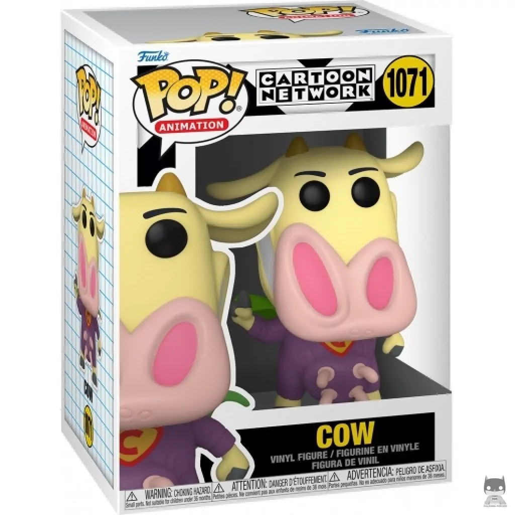Cow Funko Pop! figure in its box