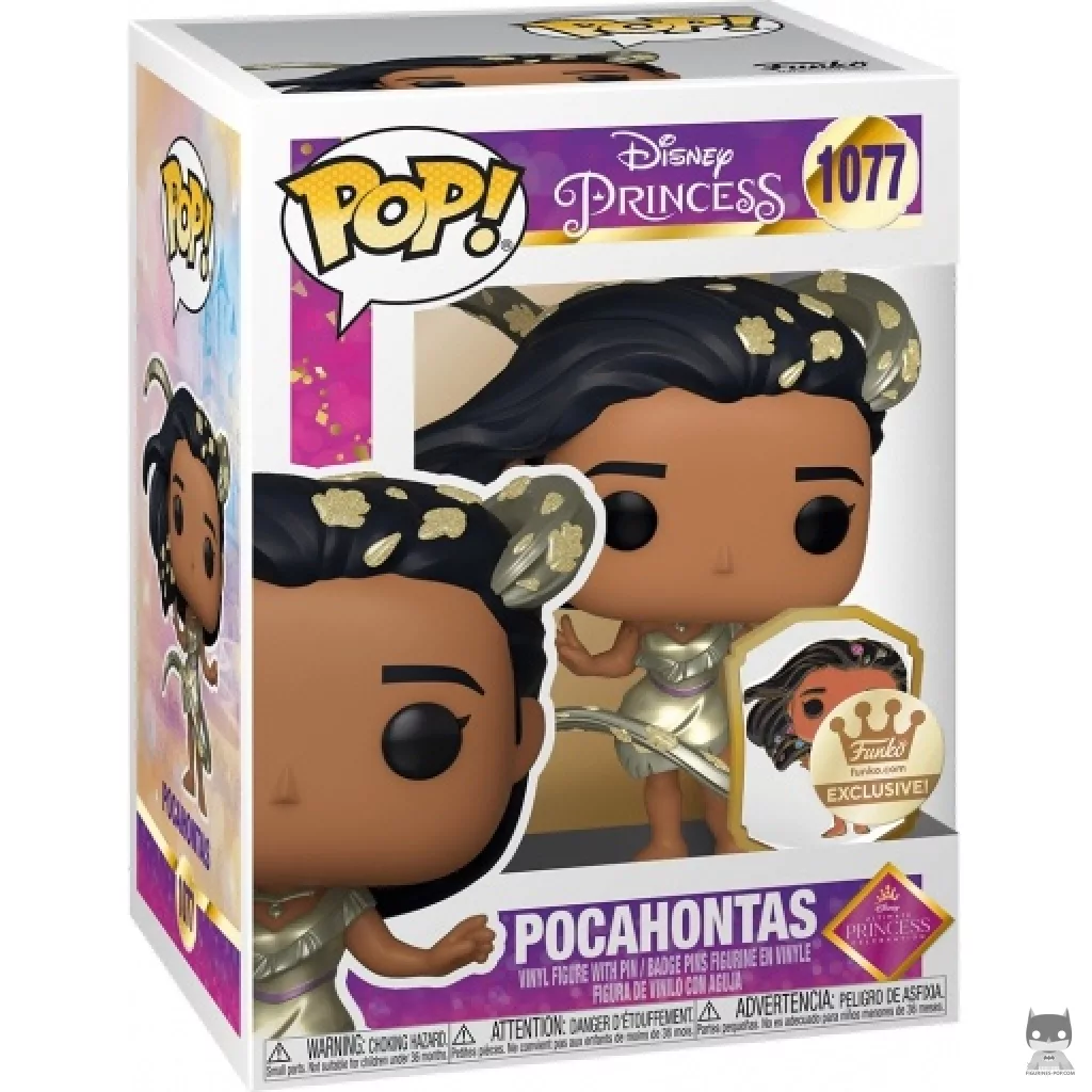 Pocahontas (Gold) Funko Pop! figure in its box