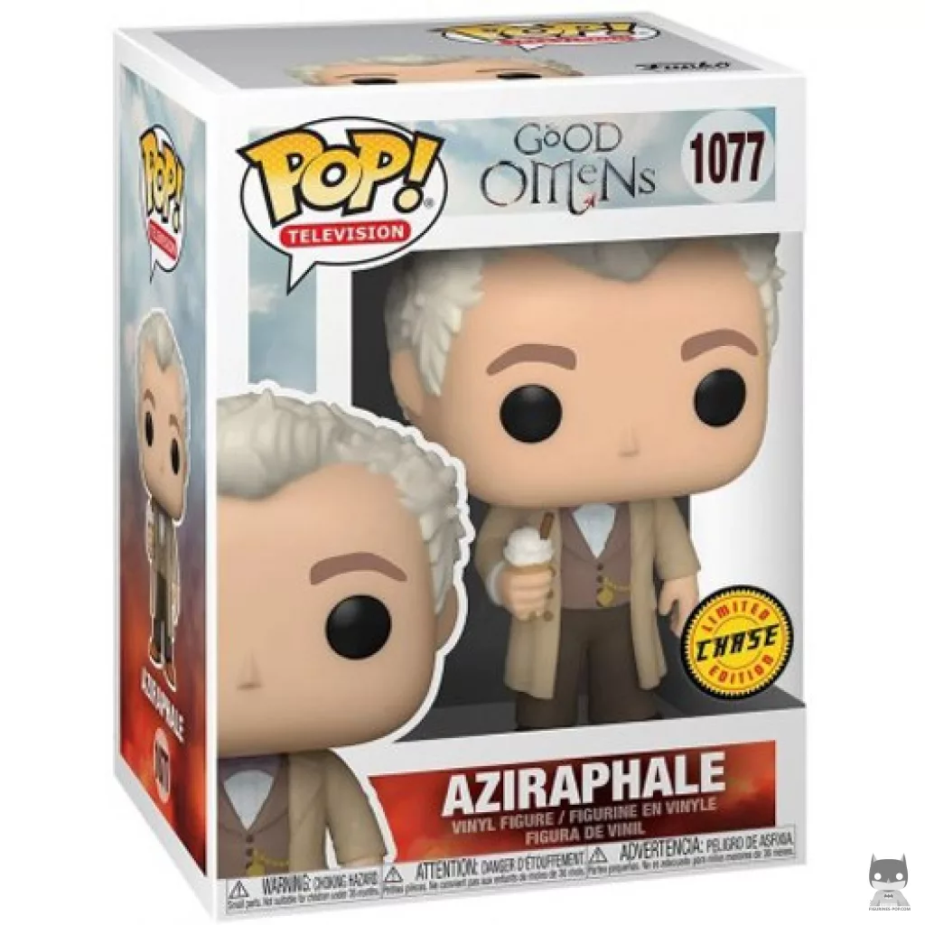Aziraphale (Chase) Funko Pop! figure in its box